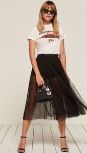 Reformation Silly Skirt Tulle